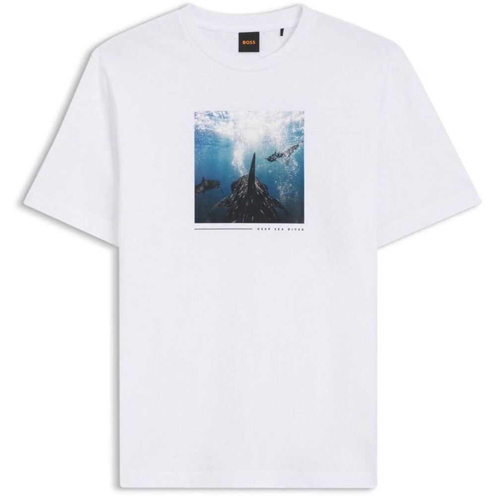 Boss Mens Creature T-Shirt / White
